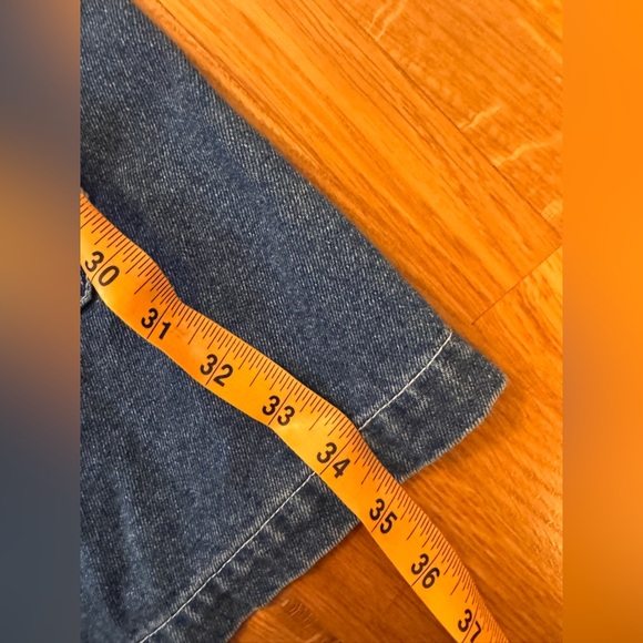 Late 90s / early Y2K Disney Pooh denim Jumper Sz M - Picture 9 of 9